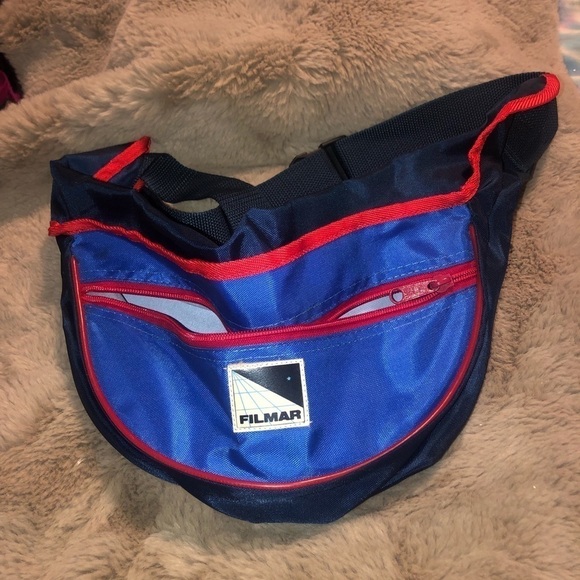 vintage Filmar XL Fanny Pack Waist Bag w Adjustable Fabric Strap - Picture 2 of 5
